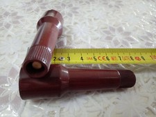 FIAT 500 PIPPETTE PROLUNGA CANDELE VARIE AUTO EPOCA PROLUNGHE BACHELITE? 2PZ