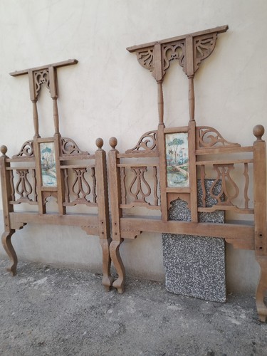Coppia testate per - coppia, letto