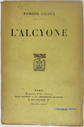 Alcyone edmond jaloux 1925 - jaloux,
