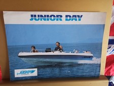 Sidra Scafo Junior Day Depliant Scheda Tecnica Originale D'epoca 