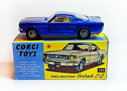 Corgi toys 320 ford mustang - corgi,