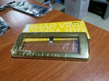 GIACENZA MAGAZZINO PLACCA PLACCHETTA VIMAR 16756.32 6 MODULI 6M ORO IDEA RONDO'