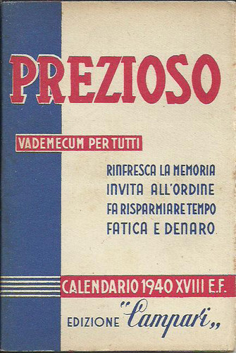 Prezioso campari calendario - prezioso,