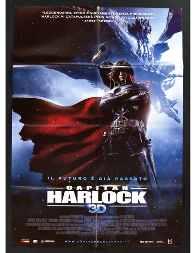 Manifesto capitan harlock - harlock, il