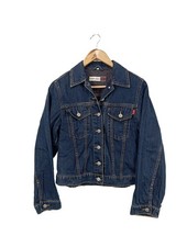 HIS JEANS Giacca denim Donna Giacca Taglia IT 40 blu stile casual