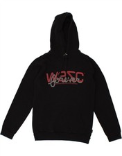 WESC Maglione Uomo Grafico con Cappuccio XS Nero Cotone JU10