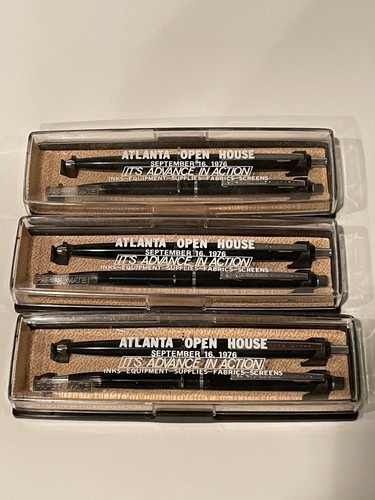 Set tre penne matite vintage - tre, e