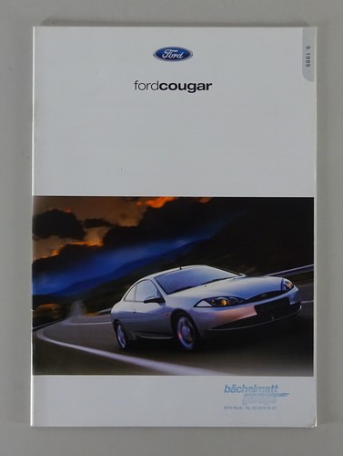 Prospetto brochure ford cougar - prospetto/brochure,