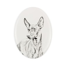 Cirneco dell'Etna lapide con