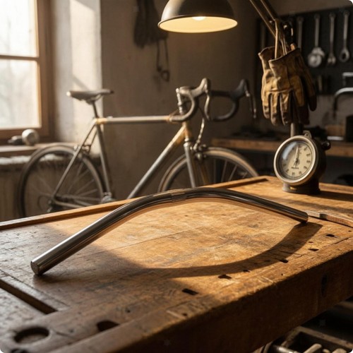 Manubrio dritto lega di - in,