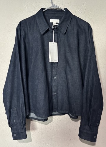 Denim oversize con bottoni cos - denim,