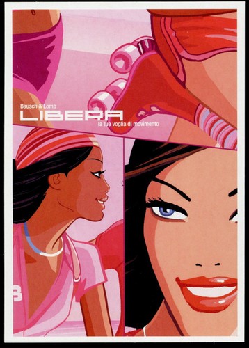 Advertising postcard promocard - advertising,