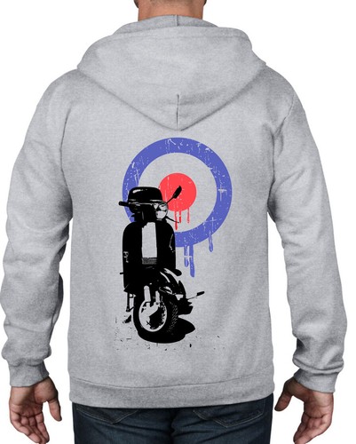 Mod target scooter felpa - mod,