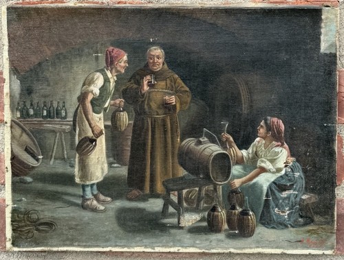 Dipinto artista italiano gino - italiano,