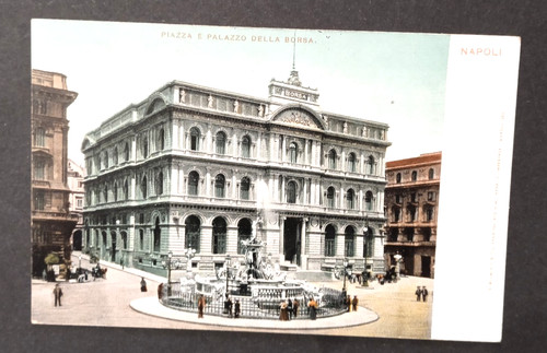 Cartolina napoli piazza e - a), napoli-
