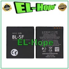BATTERIA BL-5F PER NOKIA N95 N96 N93 E65 6210 6290 950 mAh PARI ORIGINALE