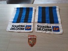 Lotto N. 2 Sciarpe Inter IP Squadra Del Cuore  e Scudetto Milan 1987-88