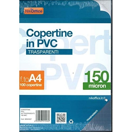 100 copertine pvc 150 - in, a4