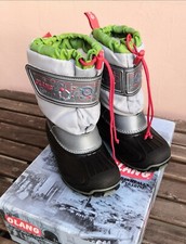 Doposci bambino Olang, grigio argento, unisex. Numero 27-28. Ottime condizioni.