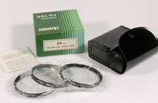 PRL) SET KIT FILTRI ITOREX CLOSE UP LENTI MACRO +1 +2 +3 MICRO FOTOGRAFIA 55 mm
