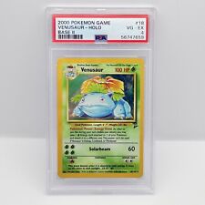 CARTA POKÉMON CARD - VENUSAUR HOLO 18/130 (2000) BASE SET II - ENGLISH - PSA 4