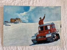 Cartolina Club Alpino Italiano Scuola Naz Sci Livrio Sopra Passo Stelvio MS185 *