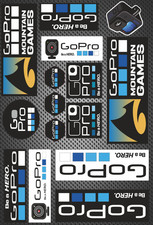 15 X ADESIVI VINILE GOPRO BE A