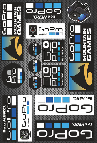 Adesivi vinile gopro be a - 15,