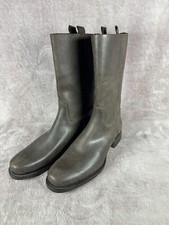 Stivali Prada Uomo New  Eleganti Pelle Made in Italy  Vero Cuoio Marrone  42 /8 