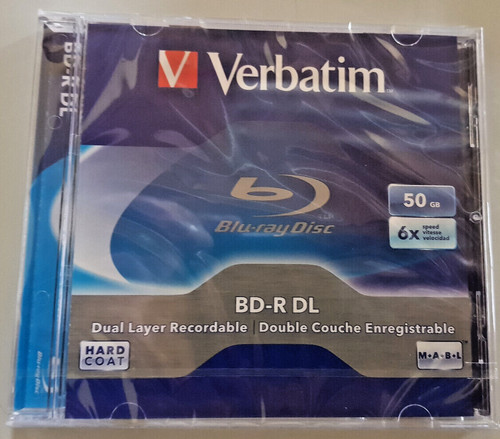 Verbatim blu ray 50 gb - verbatim,