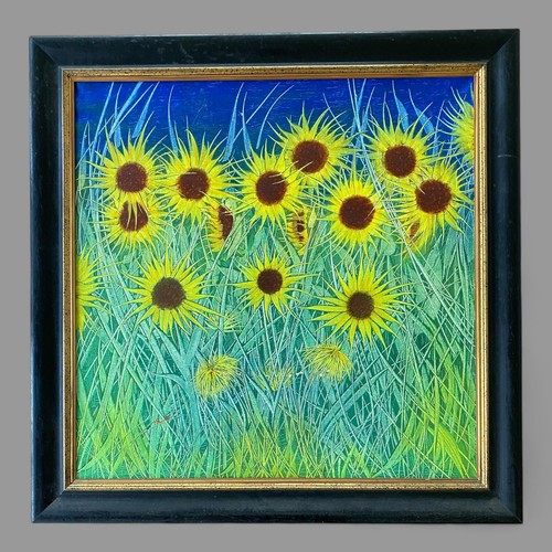 Grande quadro con girasoli