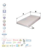 FILTRO ARIA ABITACOLO ANTIPOLLINE MERCEDES VIANO VITO W639 TC6222