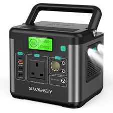 SWAREY Centrale Elettrica Portatile 300W(600W) 222Wh Batteria Generatore Solare Backup
