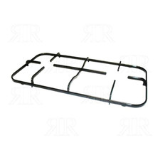 Griglia 2 fuochi smaltata nera