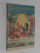 TOPOLINO ALBO D'ORO N° 33 originale 1° ED- del 1946- biancaneve e i 7 nani