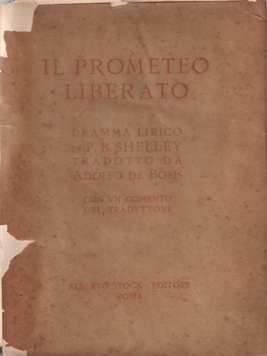 Prometeo liberato prima - prometeo,