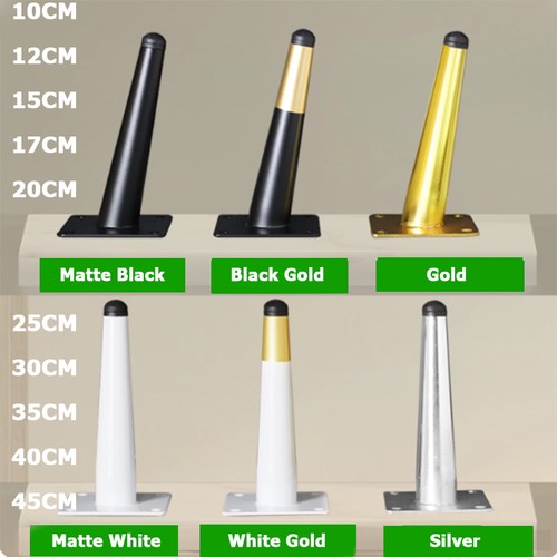 10cm 45cm gambe coniche per - 10cm,