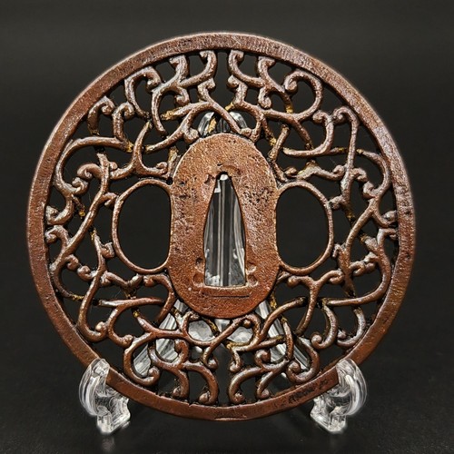 Japanese tsuba copper - tsuba,