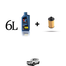 Kit filtro olio e 6L per Ssangyong Rexton W 2.0 di 114kw dal 2013