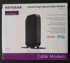 Netgear CM400 modem via cavo