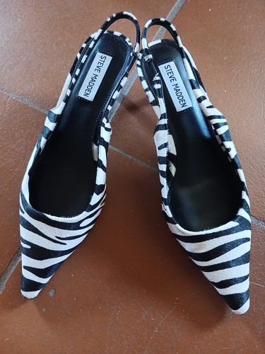 Slingback zebrate steve madden - steve,