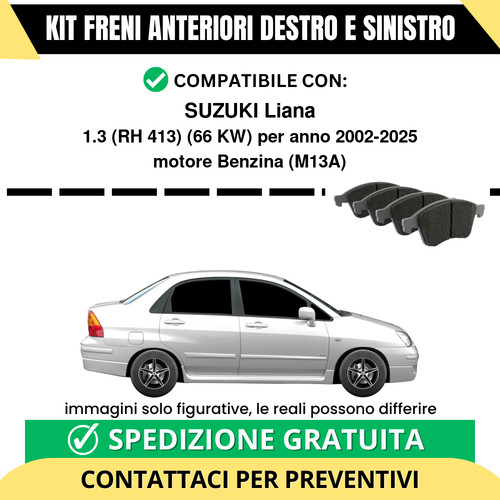 Pastiglie freno anteriori per - pastiglie,
