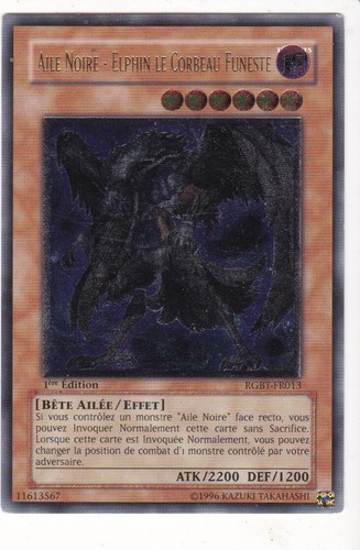 Carte aile noire - 1, yu-gi-oh!