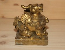 Statuina vintage in ottone