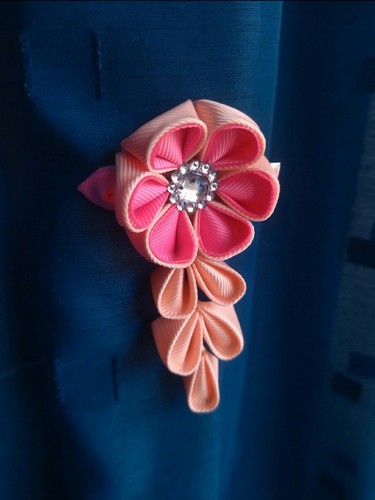 Molletta kanzashi artigianale - molletta,