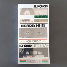 3 Audio Cassette ILFORD Hi-Fi