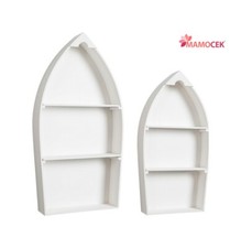 Pensile mensola legno bianco - mensola,