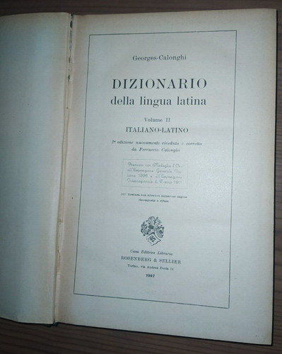 Georges calonghi dizionario - georges,