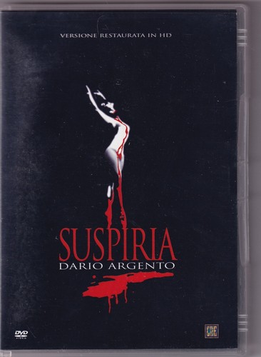 Suspiria dvd dario - dvd, argento
