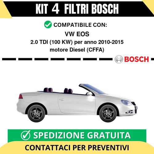 Kit bosch filtri - kit, tagliando